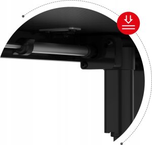 Biurko Huzaro Hero 7.9 Czarne 100 cmx60 cm 5