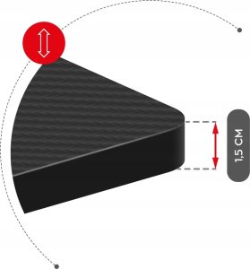 Biurko Huzaro Hero 7.9 Czarne 100 cmx60 cm 8