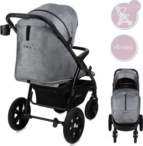 Wózek MoMi Wózek Spacerowy Do 22 Kg Momi Miya Duże Koła + Akcesoria 4