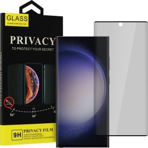 Hartowane Szkło Privacy Glass Do Samsung Galaxy S23 Ultra Czarne 1