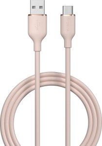 Kabel USB Devia Devia Kabel Jelly Usb - Usb-C 1,2 M 2,4A Różowy 1