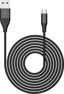 Kabel USB Tellsson Riversong Kabel Alpha S Usb - Microusb 1,0M 2,4A Czarny Cm32 1