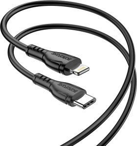 Kabel USB Borofone Kabel Bx51 Triumph - Typ C Na Lightning - 2,4A 1 Metr Czarny 1