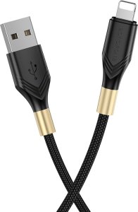 Kabel USB Borofone Kabel Bx92 Advantage - Usb Na Lightning - 2,4A 1 Metr Czarny 1