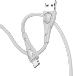 Kabel USB Borofone Borofone Kabel Bx98 Superior - Usb Na Typ C - 3A 1 Metr Szary 1