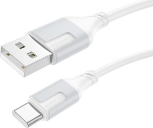 Kabel USB Borofone Borofone Kabel Bx101 Creator - Usb Na Typ C - 3A 1 Metr Biały 1