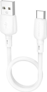 Kabel USB Borofone Borofone Kabel Bx93 Super Power - Usb Na Typ C - 27W 3A 0,25 Metra Biały 1