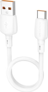 Kabel USB Borofone Borofone Kabel Bx93 Super Power - Usb Na Typ C - 100W 6A 0,25 Metra Biały 1