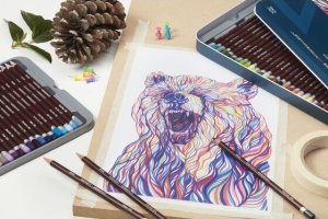 Starpak Derwent Coloursoft pencil - med 72 stk. tinæske 5