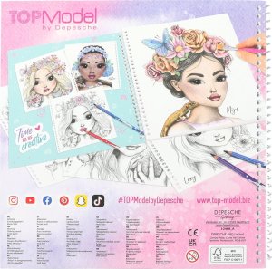 Top Model KOLOROWANKA SZKICOWNIK SPECIAL TOP MODEL 12468 7