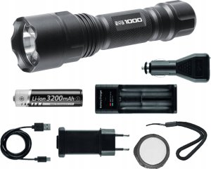 Latarka MacTronic 1000lm įkraunamas žibintuvėlis Black Eye 1000 THH0049 13