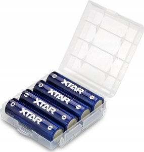 Xtar Xtar 1,5V 2500mAh AA įkraunamas elementas, 4 vnt. + dėklas 1