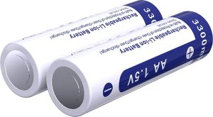 Xtar Xtar 1,5V 2200mAh AA įkraunamas elementas, 4 vnt. + dėklas 2