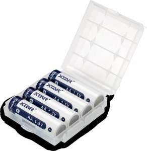 Xtar Xtar 1,5V 2200mAh AA įkraunamas elementas, 4 vnt. + dėklas 7