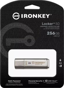 Pendrive Kingston IronKey Locker+ 50, 256 GB  (IKLP50/256GB) 5