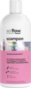 Vis Plantis so!flow, Humektantowy szampon do włosów zniszczonych, 300 ml 1