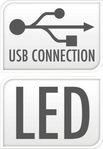 Home Styling Collection Metalowa lampa stołowa, grzybek LED, 15 x 17 cm 3