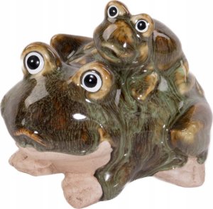 ProGarden Figurka żaba, dekoracja ogrodowa, 10 x 11 cm 2