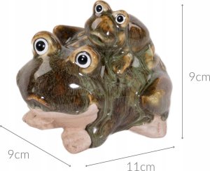 ProGarden Figurka żaba, dekoracja ogrodowa, 10 x 11 cm 6