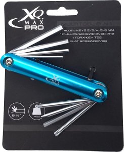 XQMax ZESTAW NARZĘDZI DO NAPRAWY ROWERU 8W1 XQMAX PRO NIEBIESKI 2