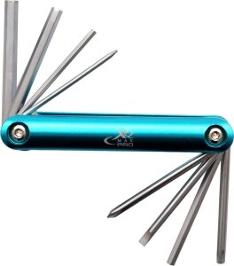 XQMax ZESTAW NARZĘDZI DO NAPRAWY ROWERU 8W1 XQMAX PRO NIEBIESKI 3