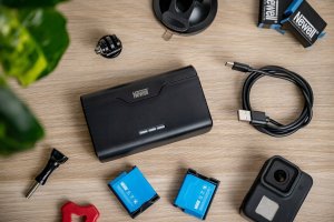 Ładowarka do aparatu Newell Ładowarka trójkanałowa USB-C do akumulatorów GoPro 5-11 12