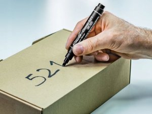 Pica-Marker Pica permanent Marker 1-4mm assorted with Instant-White 4