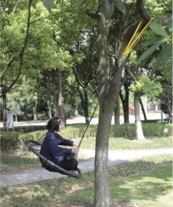 Huśtawka Malatec Huśtawka bocianie gniazdo 100cm HB23513 5