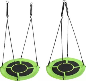 Huśtawka Malatec Huśtawka bocianie gniazdo 100cm ziel-czar 23514 5