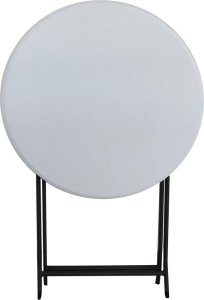 Saska Garden STÓŁ SKŁADANY BALKONOWO CATERINGOWY BIAŁY 60x72CM 3