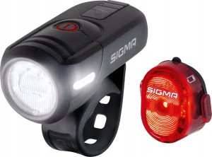 Sigma SIGMA AURA 45 USB priekinis žibintas + NUGGET II galinis žibintas 1