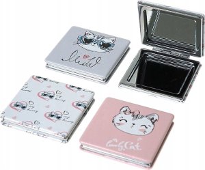 Lusterko kosmetyczne Donegal Lusterko dwustronne koty (12szt) 4