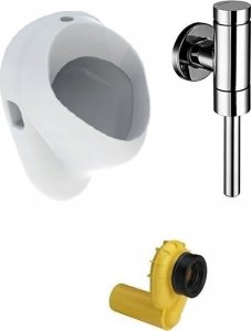 Pisuar Koło 502.885.00.1 / GEBERIT / FELIX / PISUAR, B35CM, H56CM, T35.5CM, DOPŁYW U GÓRY, ODPŁYW DO TYŁU LUB W DÓŁ / 5