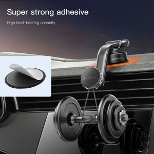 ForCell FORCELL F-Grip MagLuxe uchwyt samochodowy do szyby/deski/kratki magnetyczny czarny 5