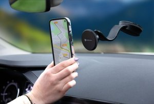 ForCell FORCELL F-Grip MagFlex uchwyt samochodowy do szyby/deski kompatybilny z MagSafe czarny 8