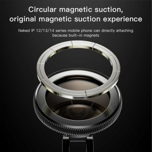 ForCell FORCELL F-Grip IronSecure uchwyt samochodowy do szyby/deski kompatybilny z MagSafe czarny 2