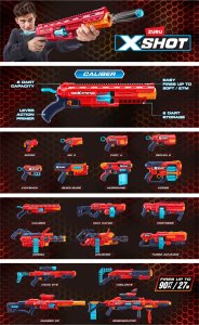 Zuru XSHOT Excel Caliber blaster (16 pile) 10