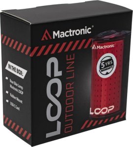 MacTronic Lampka tylna Mactronic Loop, 25 lm, COB, USB-C 8