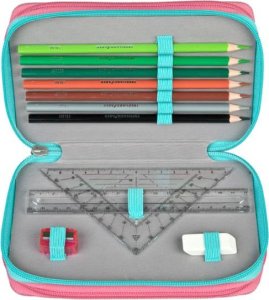 Piórnik Undercover Potrójny Piórnik z Wyposażeniem, Myszka Minnie 4