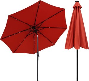 Saska Garden PARASOL OGRODOWY Z OŚWIETLENIEM LED 300CM COCCORA 1