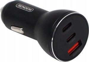 Ładowarka Vega ECOBOX* SZYBKA ŁADOWARKA SAMOCHODOWA 78W 2XPD + USB> 2