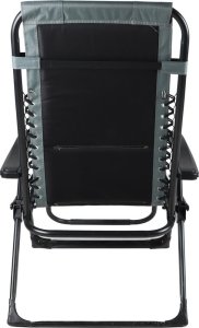 Saska Garden LEŻAK OGRODOWY SKŁADANY WIELOFUNKCYJNY 162X52/65X110CM CZARNO SZARY 5