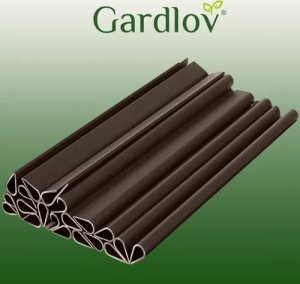 Gardlov Klipsy do taśmy ogrodzeniowej - brązowe 23713 9