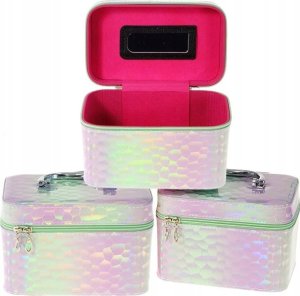 Adar Kuferek M walizka z lusterkiem na zamek 21x14x13cm 4