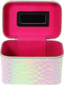 Adar Kuferek M walizka z lusterkiem na zamek 21x14x13cm 5