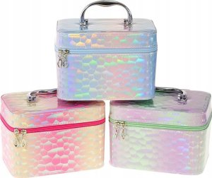 Adar Kuferek M walizka z lusterkiem na zamek 21x14x13cm 6