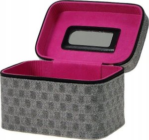 Adar Kuferek M walizka z lusterkiem na zamek 21x14x13cm 3