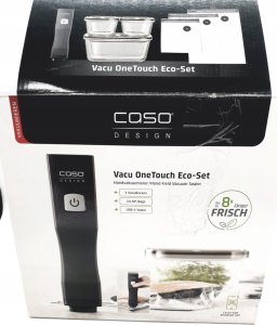Caso Caso | Vacu OneTouch Vacuum sealer Eco-Set | Juodas 7