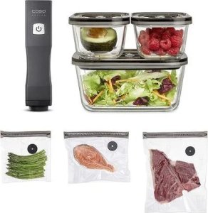 Caso Caso | Vacu OneTouch Vacuum sealer Eco-Set | Juodas 8