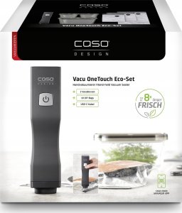 Caso Caso | Vacu OneTouch Vacuum sealer Eco-Set | Juodas 10